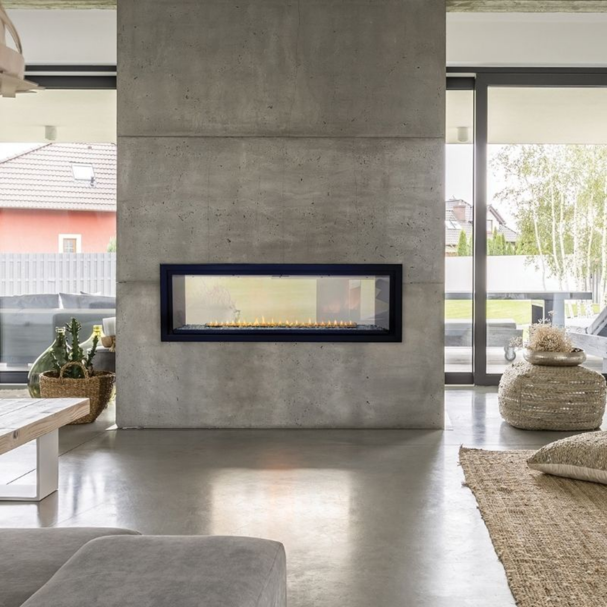 The Boulevard 48 Linear Vent Free Gas Fireplace