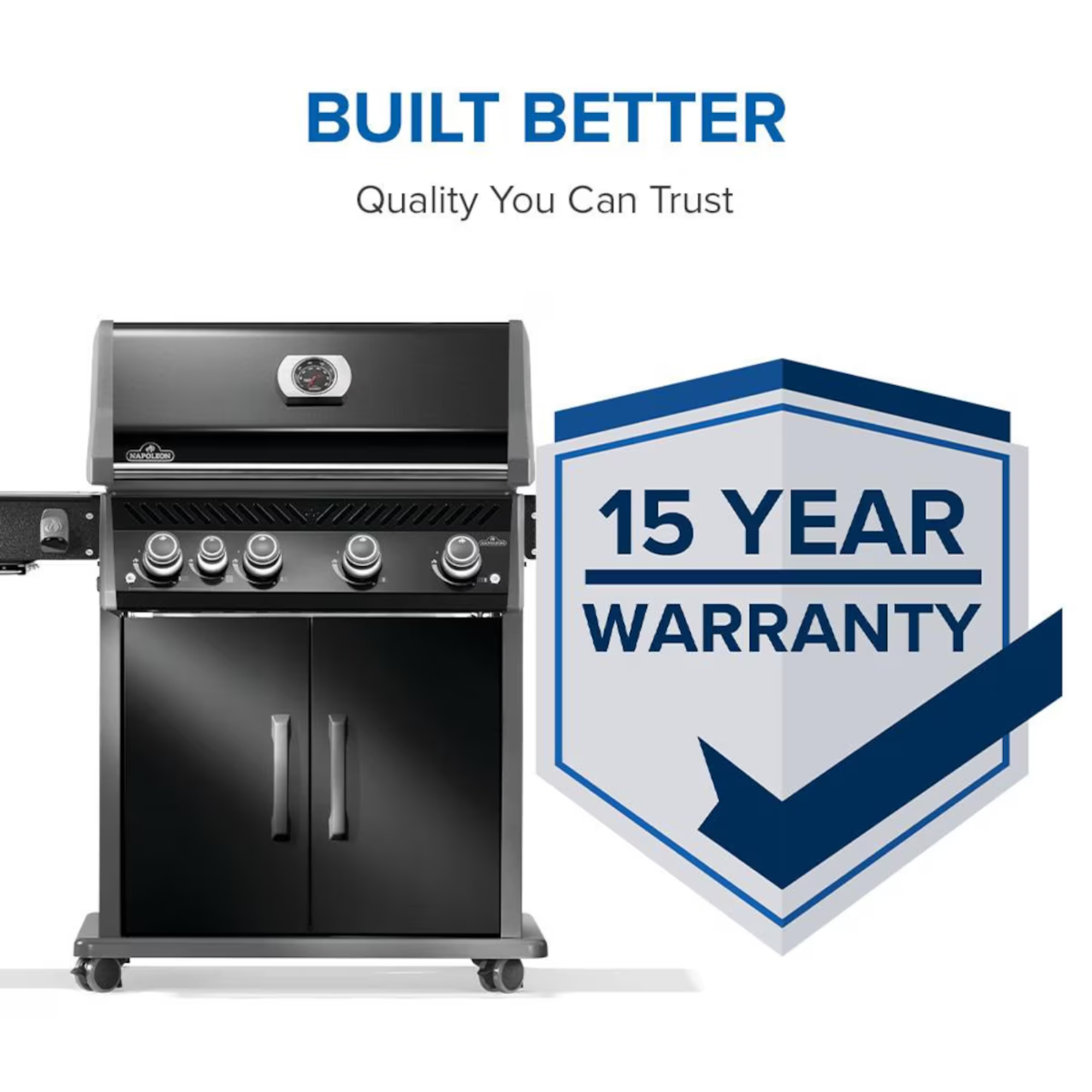 Rogue® PRO 525 Series Gas Grill with Infrared Side Burner