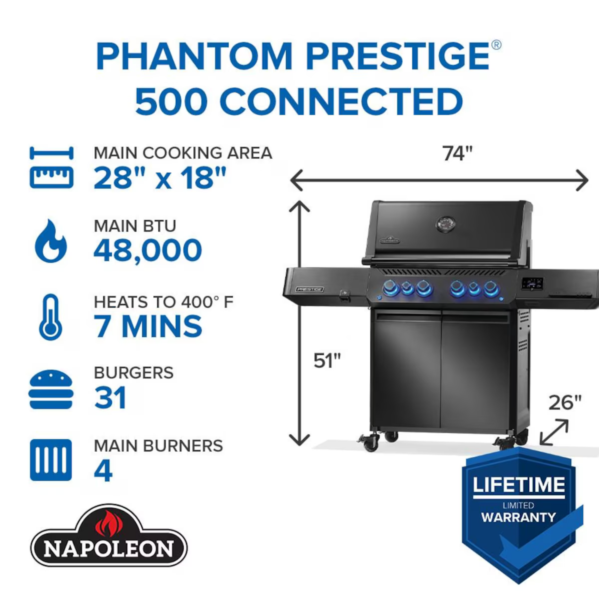 Phantom Prestige™ 500 Connected RSIB