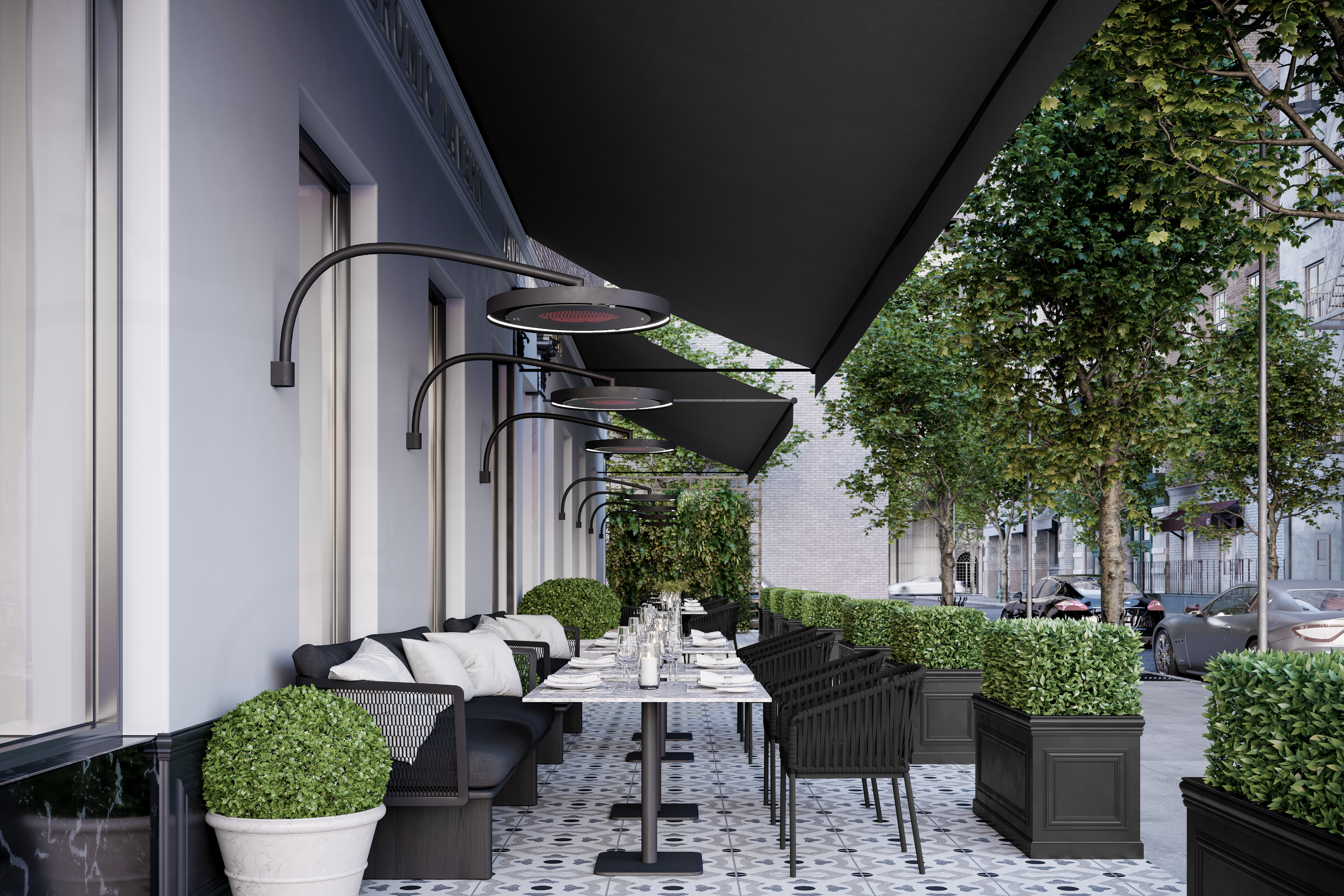 Bromic Eclipse Electric Wall Mount Pole™