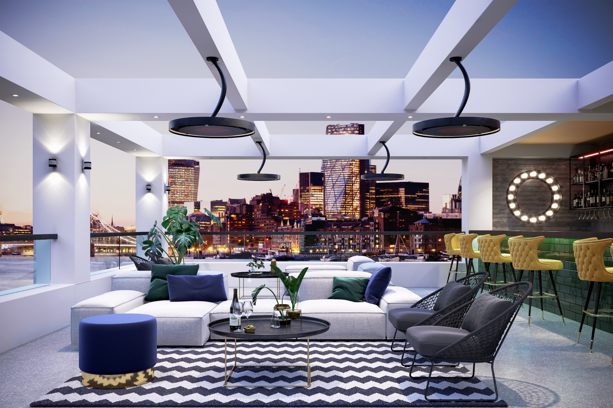 Bromic Eclipse Electric Ceiling Mount Poles™