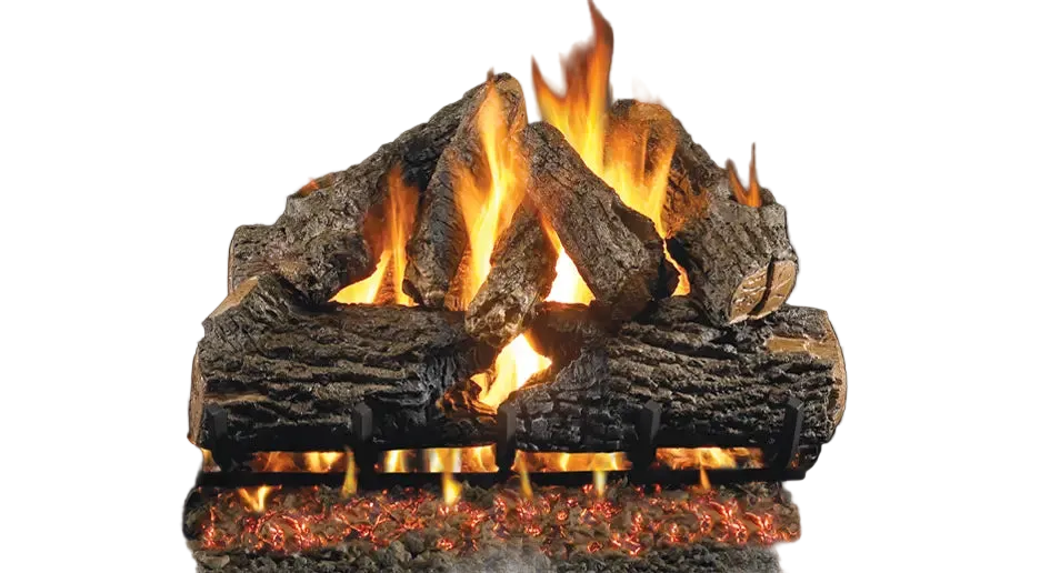 Charred Oak Gas Logs